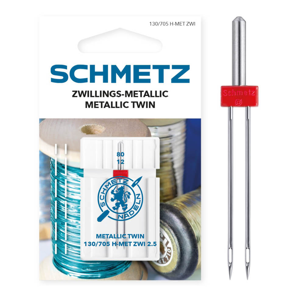 Zwillings-Metallic-Nadel
