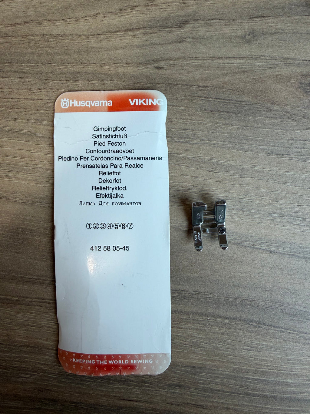 Satinstichfuß Husqvarna