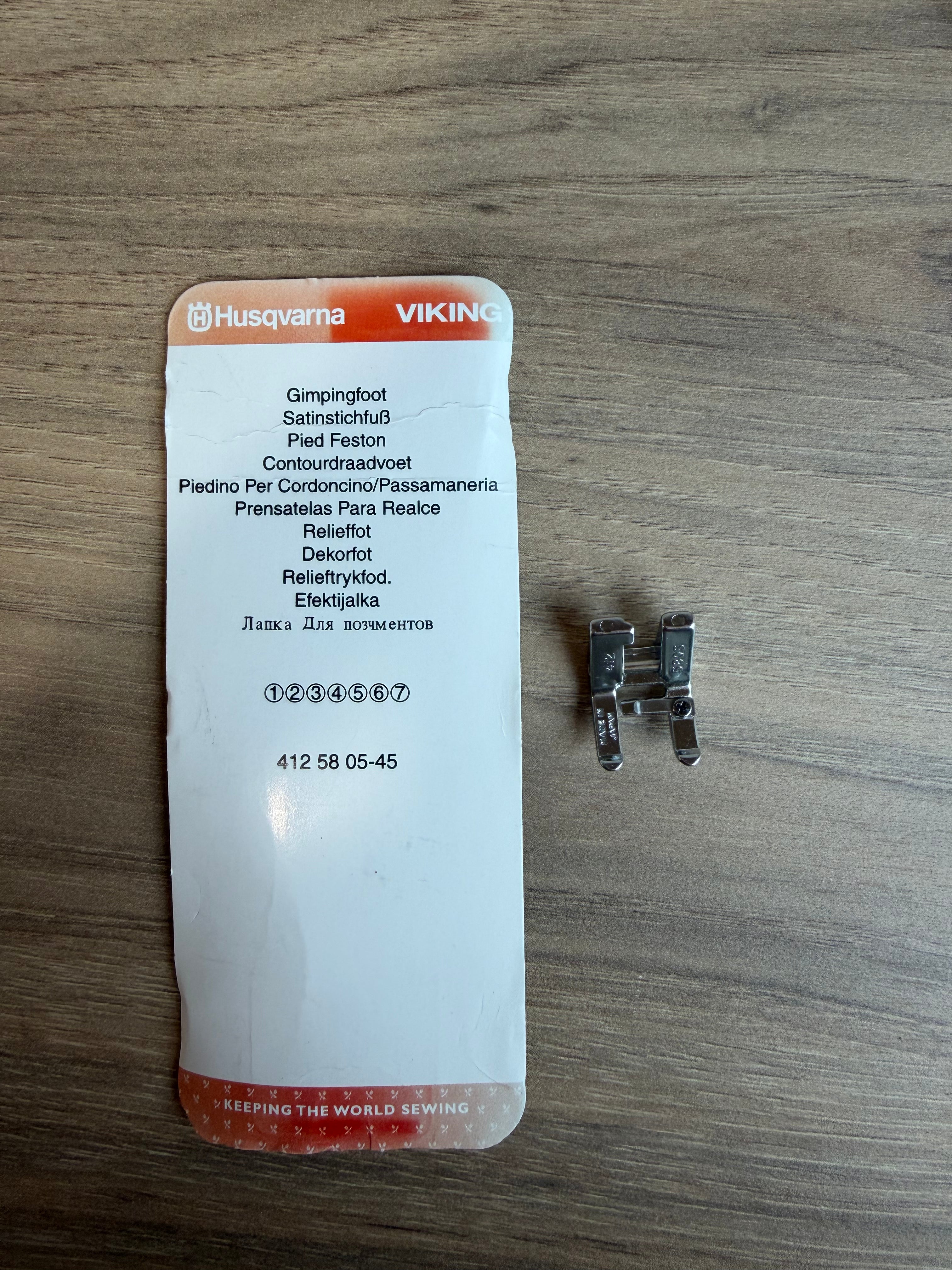 Satinstichfuß Husqvarna